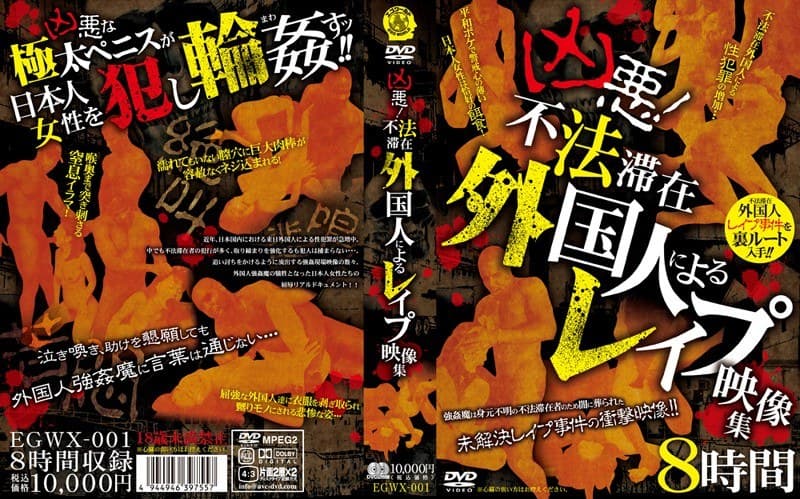 凶悪！不法滞在外国人によるレ●プ映像集