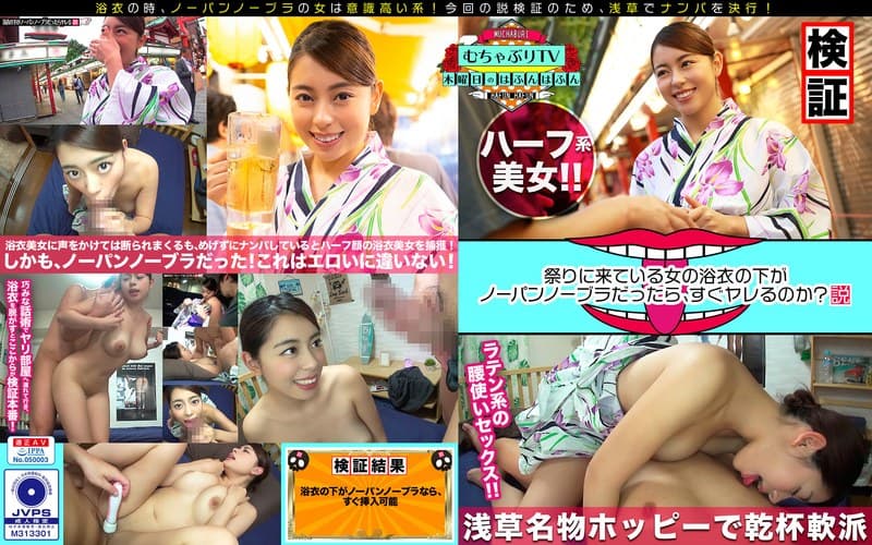 祭りに来ている女の浴衣の下がノーパンノーブラだったら、すぐヤレるのか？説