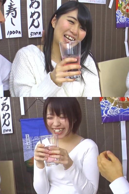 影響ある笑顔が素敵な熟れかけのおねえさん達がナンパされて男と4P！！