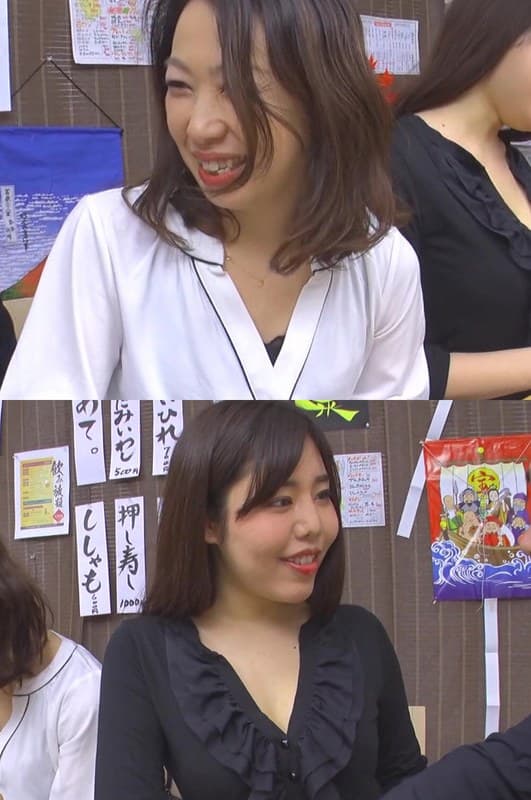 色白ふわふわ系と色気たっぷりセクシー系の2人！！それぞれをパクッといただきます！