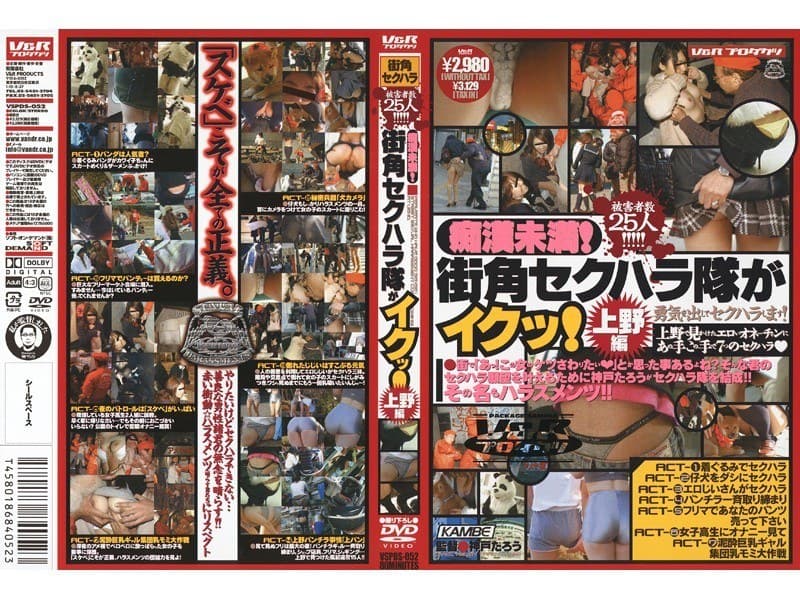 痴●未満！街角セクハラ隊がイクッ！ 上野編