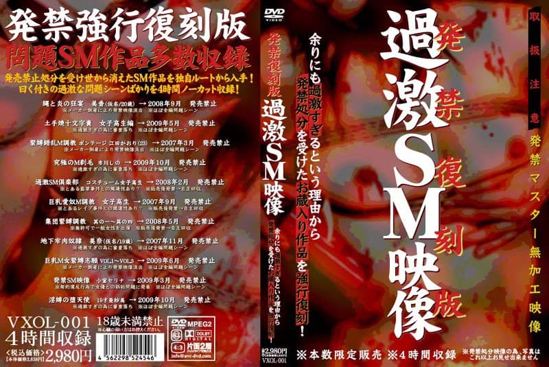 発禁復刻版 過激SM映像