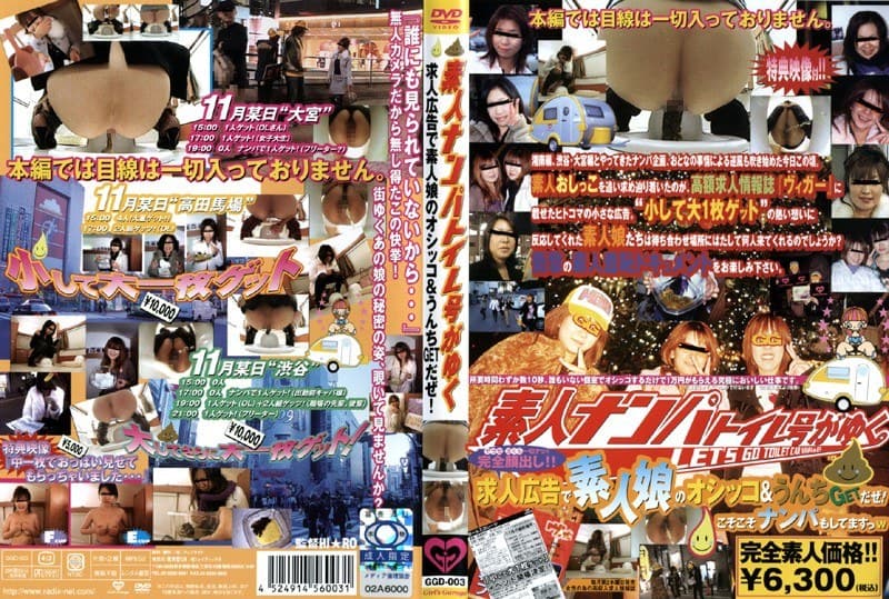 素人ナンパトイレ号がゆく 求人広告で素人娘のおしっこ&うんちGETだぜ!