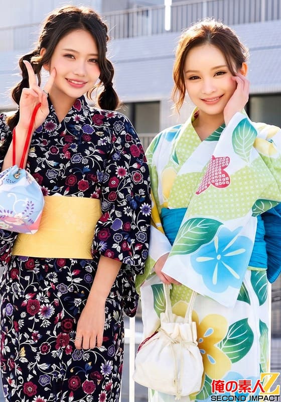 祝夏!花火大会に来てた浴衣美人と激えち野球拳!ゆかちゃんとしのんちゃん