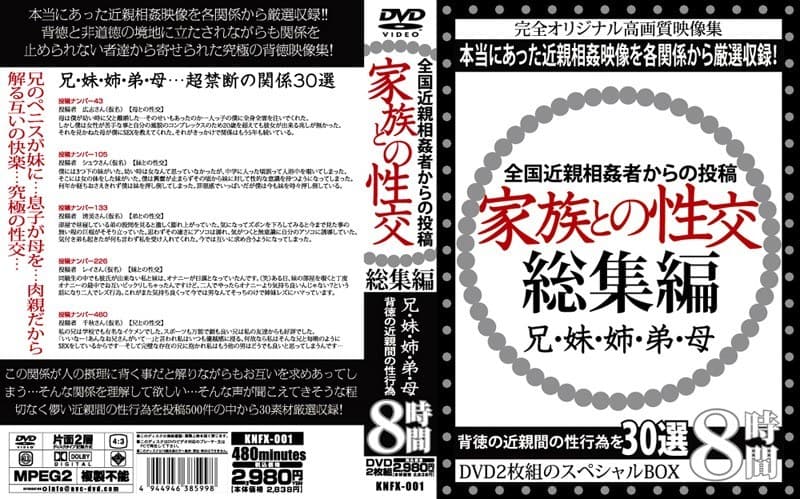 全国近親相姦者からの投稿 家族との性交 総集編