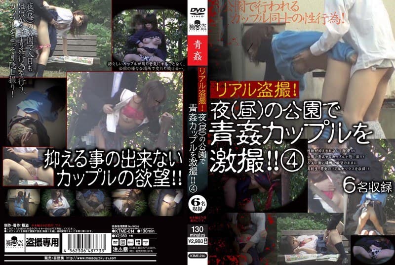 リアル盗撮!夜(昼)の公園で青姦カップルを激撮!! 4